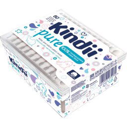 Kindii Kids vatové tyčinky pre deti 60ks