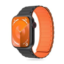 Tech-Protect Iconband Magnetic remienok na Apple Watch 44/45/49mm, black / orange