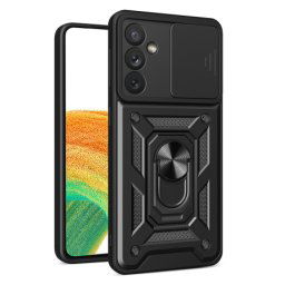 MG Hybrid Armor Camshield kryt na Samsung Galaxy A34 5G, čierny
