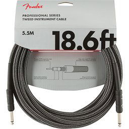 Nástrojový kábel série Professional, rovný/rovný 5,5m 18,6' sivý tweed Fender