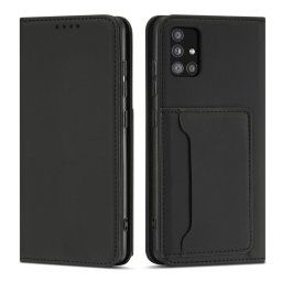 Hurtel Magnet Card Case púzdro, Xiaomi Redmi Note 11, čierne