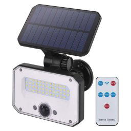EMOS LED solárny reflektor s pohybovým čidlom a diaľkovým ovládaním Farba svetla: Denná biela ZG132S