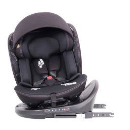 ISOFIX 360 rotan bezpenostn autosedaka Mama Kiddies iSize Power GT2 (40-150 cm) v iernej farbe s darekom - slnenou clonou
