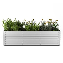 Blumfeldt High Grow Straight vyvýšený záhon | 1.440 l | ergonomický | odolný voči poveternostným vplyvom | otvorená spodná štruktúra