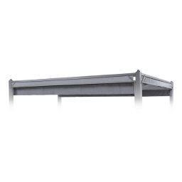 Blumfeldt Pantheon Cortina, náhradná strecha, 3x4m, polyester, 180g/m², sivá