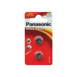 Batérie LR44 (A76) PANASONIC Cell Power alkalická 2ks / blister