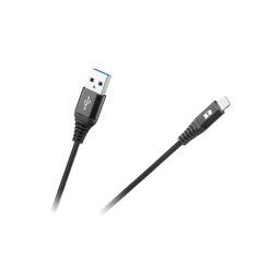 Kábel REBEL RB-6002-100-B USB/Lightning 1m Black