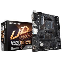 Gigabyte A520M S2H, AMD A520, AM4, 2xDDR4, 1xD-Sub, mATX A520M S2H