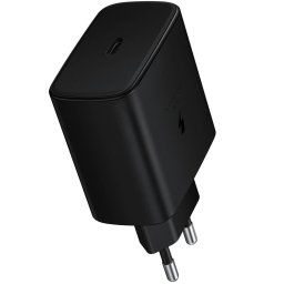 EP-TA845EBE Samsung Quickcharge 45W Cestovná nabíjačka Black (Bulk)
