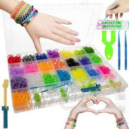LOOM BANDS - sada 4400 gumičiek + príslušenstvo