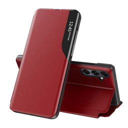Techsuit Eco Leather View Case, Samsung Galaxy A16, červené