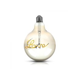 V-Tac žiarovka Filament LED E27 5W G125 biela teplá V-TAC VT-2205 Smoky Glass