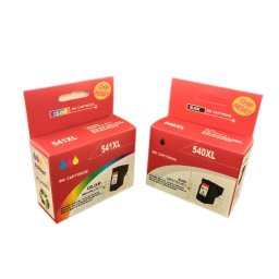 Tonery Náplně Cartridge Canon PG-540XL + CL-541XL - kompatibilné (Sada čierne a farebné)