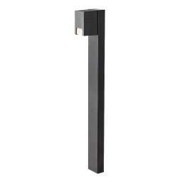 Rabalux Čierna záhradná lampa Cernon pre žiarovku GU10 80cm 77056