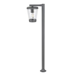 Rabalux Antracitová záhradná lampa Savano pre žiarovku E27 98cm 7269