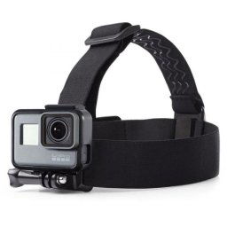 Tech-Protect GA100 držiak na hlavu pre športové kamery GoPro / DJI, čierny