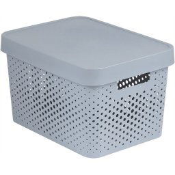Úložný box s vekom plastový CURVER- biely 17 l