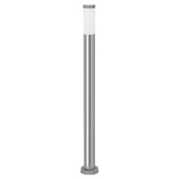 Rabalux Chrómový záhradný stĺpik Inox Torch pre žiarovku E27 110cm 8265
