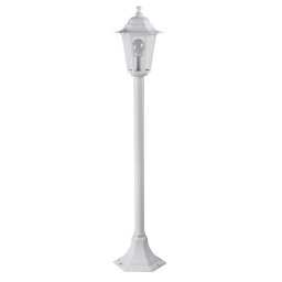 Rabalux Biela záhradná lampa Velence pre žiarovku E27 105cm 8209