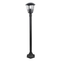 Rabalux Čierna záhradná lampa Marseille pre žiarovku E27 100cm 8568