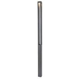 Rabalux Antracitový záhradný LED stĺpik Kalisz 30W IP65 230cm 77031