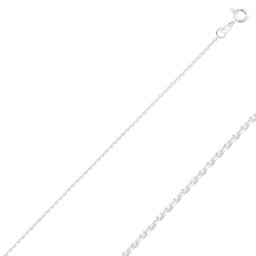 Olivie Strieborná rhodiovaná retiazka 45cm 2600
