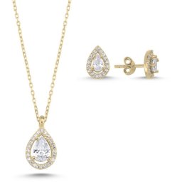 Olivie Strieborná sada šperkov KVAPKA GOLD 7353