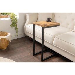 LuxD Dizajnový odkladací stolík Baronicio 62 cm mango