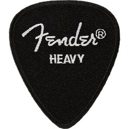 Nášivka Heavy Pick Patch, Black Fender