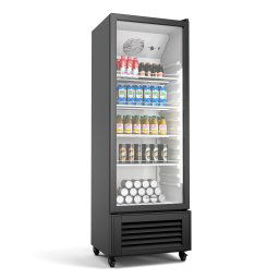 Klarstein GrandCooler chladnička na nápoje, 270 l, LED osvetlenie, s kolieskami, 4 police