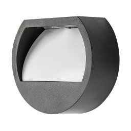 Rabalux Čierne schodiskové solárne LED svietidlo Narmada 0,5W IP44 77004