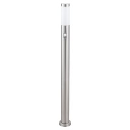 Rabalux Chrómový záhradný stĺpik s pohybovým čidlom Inox Torch pre žiarovku E27 110cm 8268