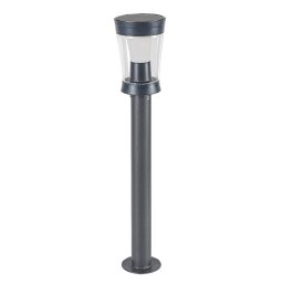 Rabalux Antracitové záhradné solárne LED svietidlo so svetelným senzorom Angers 3W IP65 63cm 77038
