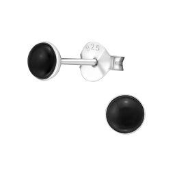 Olivie Strieborné náušnice BLACK 4515