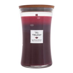 WoodWick Trilogy Sun- Ripened Berries, Vonná Sviečka 610g