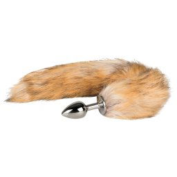 Easytoys Fox NO1 - kovov anlny kolk s lm chvostom (strieborn-erven)