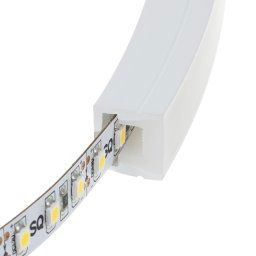 T-LED Silikónový profil pre LED pásiky hranatý S2 117009