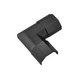 Rohová prípojka lišty GOOBAY 90781 Black
