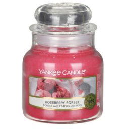 Yankee Candle Roseberry Sorbet, Vonná sviečka 104g