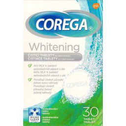 Corega Whitening tabs 30 ks