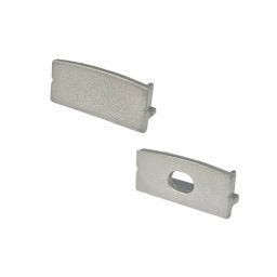 LED Solution Koncovka vstavaného profilu V16 šedá Vyberte variantu: Koncovka s otvorom LP103S-END-HOLE