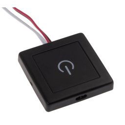 T-LED Spínač skriňový 12/24V čierny 067141