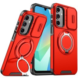 OEM Camslide Stand obal, Samsung Galaxy A16, červený