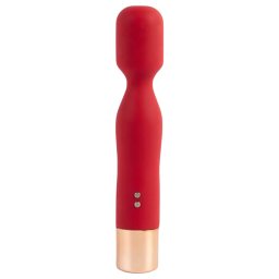Lonely Charming Vibe Wand - aku masny vibrtor (erven)