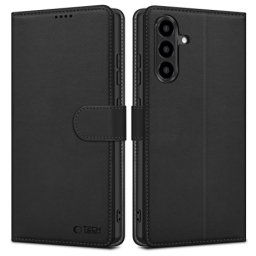 Tech-Protect Wallet knižkové puzdro na Samsung Galaxy A56 5G, čierne