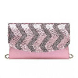 Ružová zdobená crossbody kabelka "Gliss"