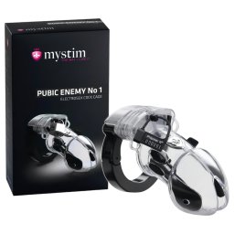 mystim Pubic Enemy No 1 - elektro peniln klietka