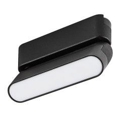 Rabalux Čierne lištové LED svietidlo 115mm LiTrack Line 1F 6W polohovateľné Farba svetla: Denná biela 70116