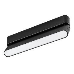 Rabalux Čierne lištové LED svietidlo 220mm LiTrack Line 1F 12W polohovateľné Farba svetla: Denná biela 70117