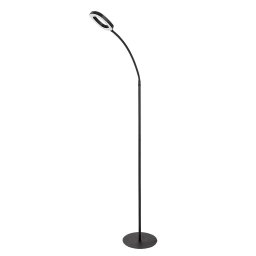 Rabalux Čierna stojacia LED lampa Rader 11W stmievateľná 74004